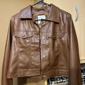 Bagatelle Tan Leather Jacket